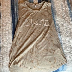 Snake print burn boot camp tank top